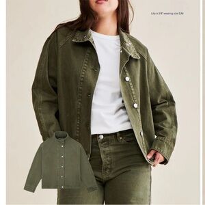 Parke Olive Green Women's Utility Jacket